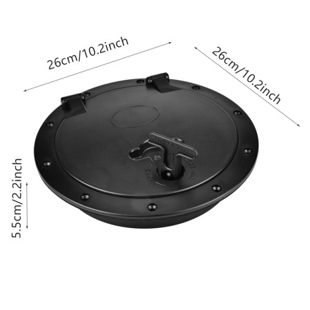 8 Inch Hatch Cover with Waterproof Bag for Boats & Kayaks